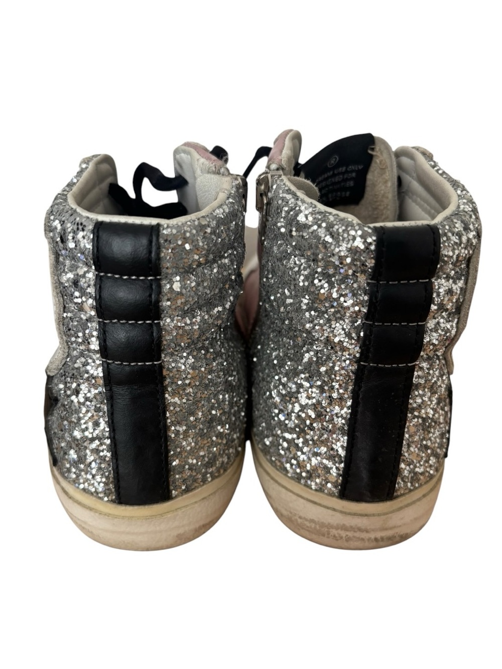 Golden Goose Slide Glitter High Top Sneaker - Picture 8 of 10